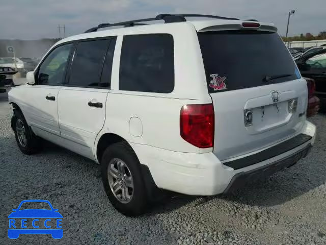 2004 HONDA PILOT EXL 5FNYF18684B010198 image 2