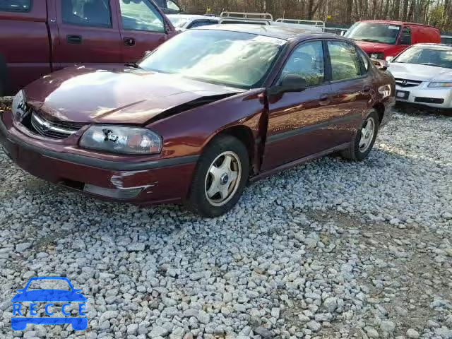 2001 CHEVROLET IMPALA LS 2G1WH55K819142462 image 1