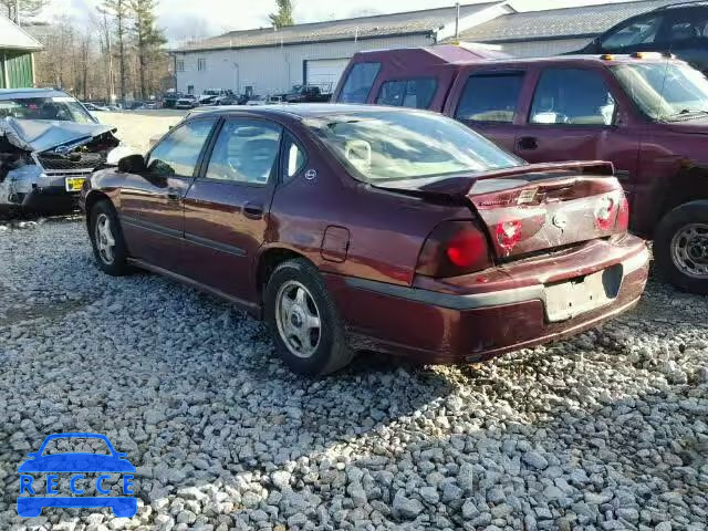 2001 CHEVROLET IMPALA LS 2G1WH55K819142462 зображення 2