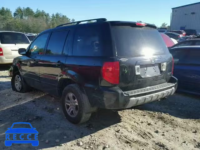 2005 HONDA PILOT EXL 2HKYF18525H520122 image 2