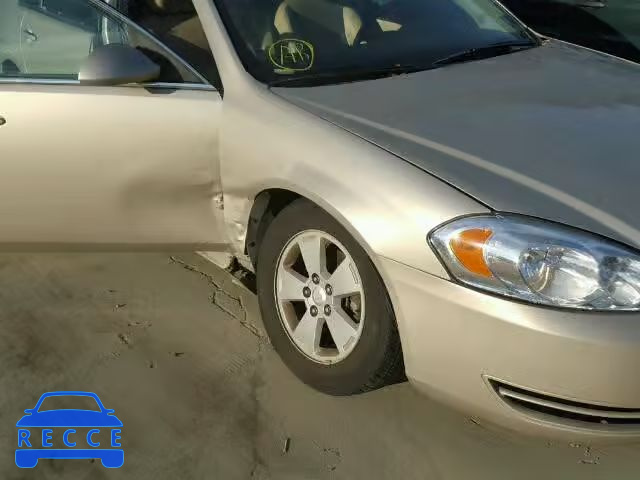 2009 CHEVROLET IMPALA 1LT 2G1WT57K391239557 image 8