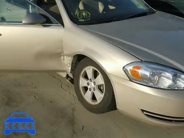 2009 CHEVROLET IMPALA 1LT 2G1WT57K391239557 зображення 8