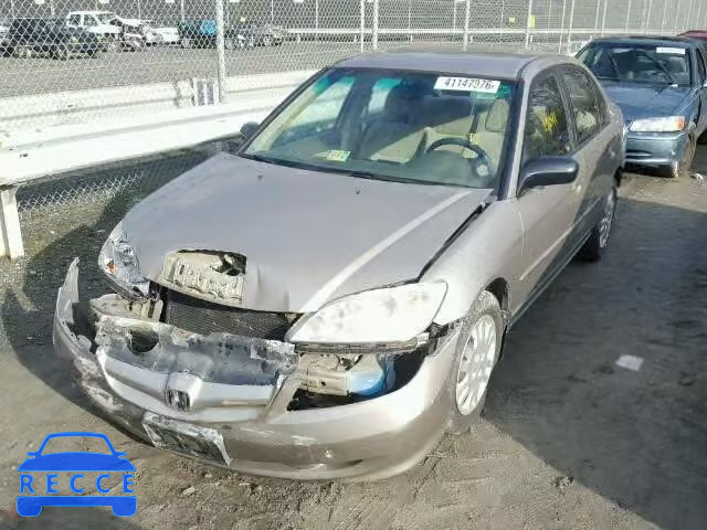 2004 HONDA CIVIC LX 2HGES16574H591780 image 1