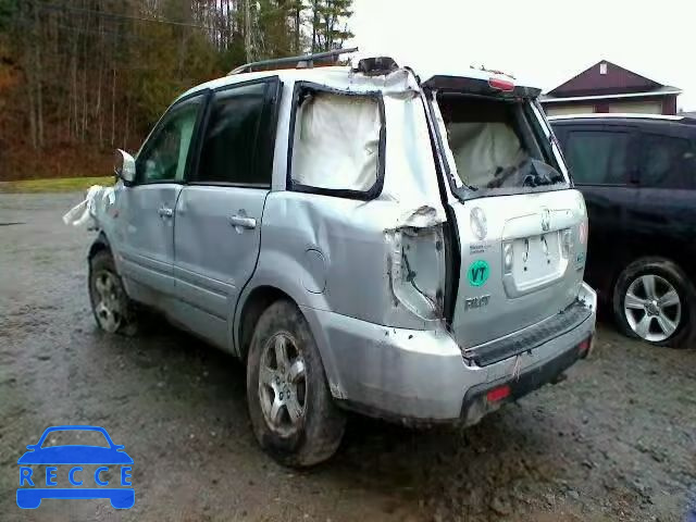 2007 HONDA PILOT EXL 2HKYF18547H517760 image 2