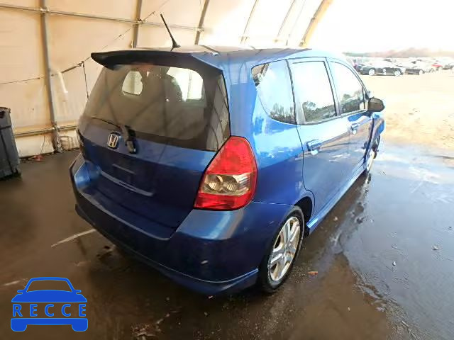 2008 HONDA FIT SPORT JHMGD38618S071011 image 3