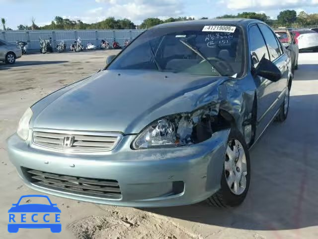 2000 HONDA CIVIC LX 2HGEJ6678YH603636 image 1