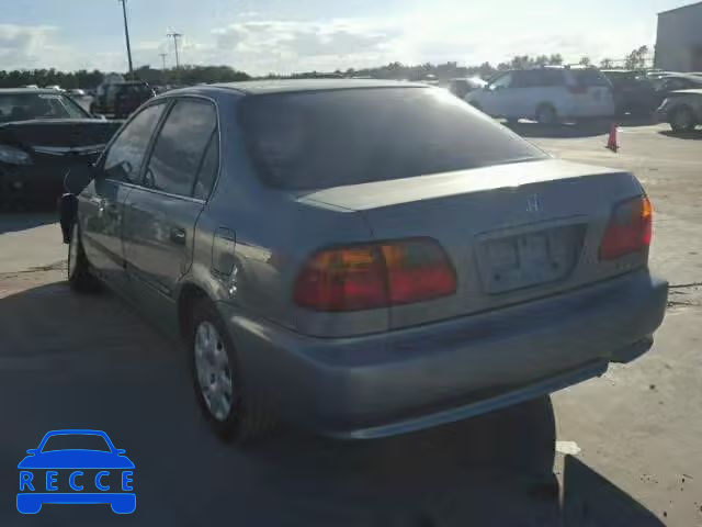 2000 HONDA CIVIC LX 2HGEJ6678YH603636 image 2