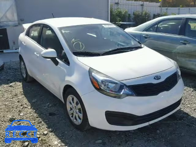2013 KIA RIO LX KNADM4A32D6218852 зображення 0