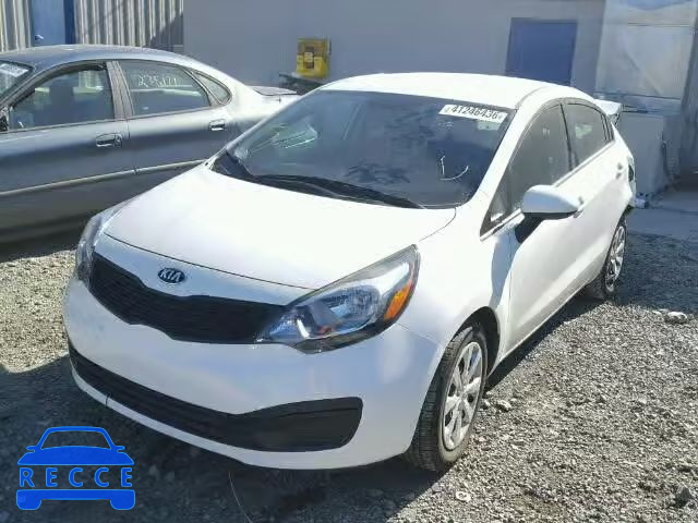 2013 KIA RIO LX KNADM4A32D6218852 зображення 1