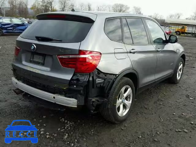 2012 BMW X3 XDRIVE2 5UXWX5C59CL728363 зображення 3