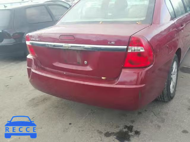 2006 CHEVROLET MALIBU LS 1G1ZS51F36F149955 image 9