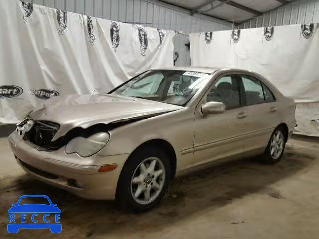 2002 MERCEDES-BENZ C240 WDBRF61J12F252872 image 1