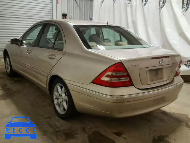 2002 MERCEDES-BENZ C240 WDBRF61J12F252872 image 2