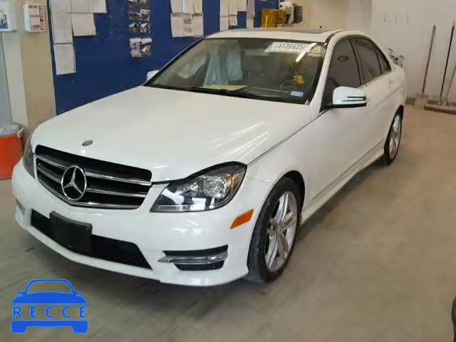 2014 MERCEDES-BENZ C250 WDDGF4HB7ER304462 зображення 1