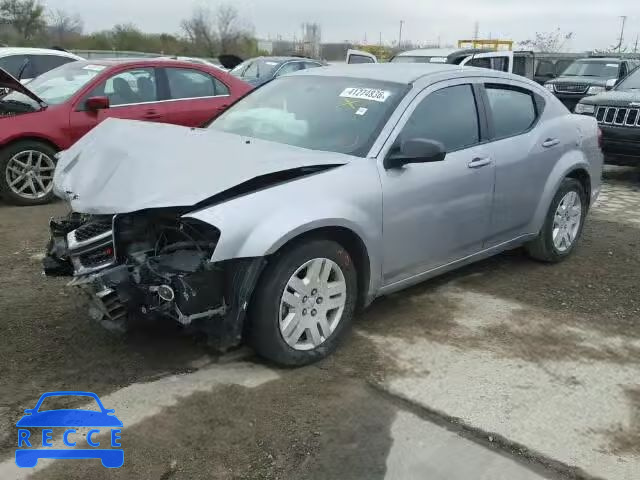 2014 DODGE AVENGER SE 1C3CDZAB2EN233639 image 1