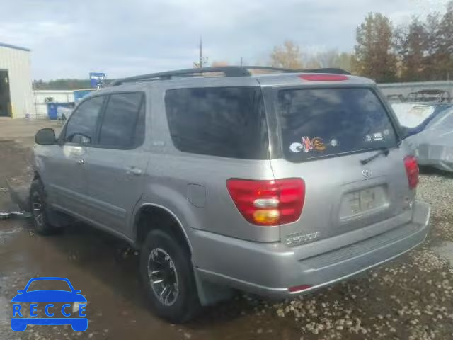 2003 TOYOTA SEQUOIA SR 5TDZT34AX3S195562 зображення 2