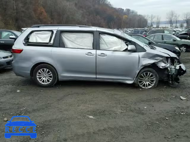 2015 TOYOTA SIENNA XLE 5TDYK3DC2FS587441 image 9