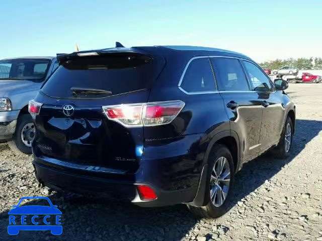 2014 TOYOTA HIGHLANDER 5TDJKRFH2ES044599 зображення 3