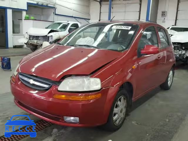 2004 CHEVROLET AVEO LS KL1TJ62634B173902 image 1