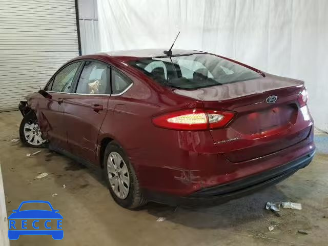 2014 FORD FUSION S 1FA6P0G7XE5390842 зображення 2