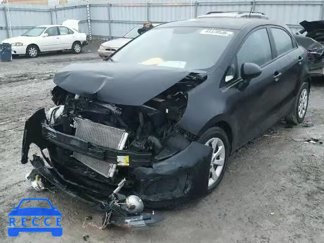 2014 KIA RIO LX KNADM5A31E6933595 image 1