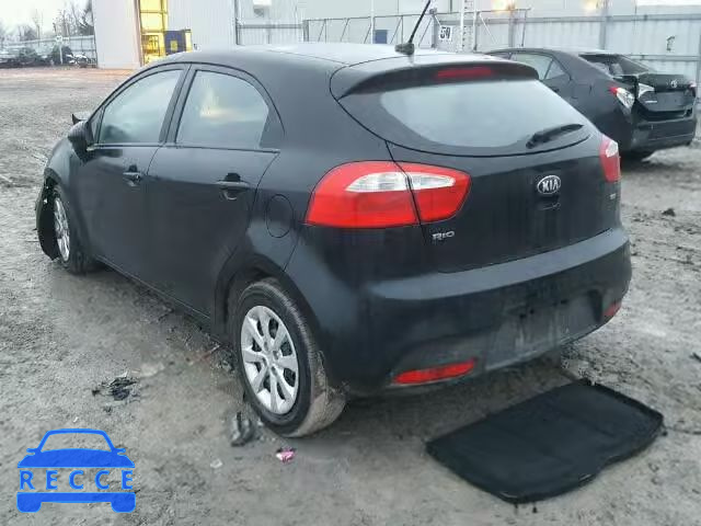 2014 KIA RIO LX KNADM5A31E6933595 image 2
