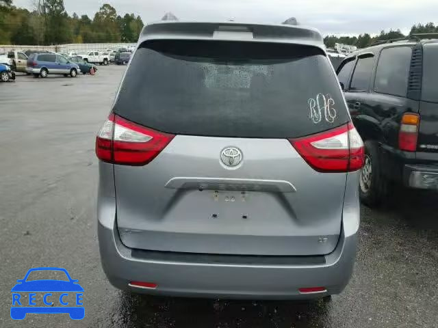 2015 TOYOTA SIENNA LE 5TDKK3DC5FS607705 зображення 9