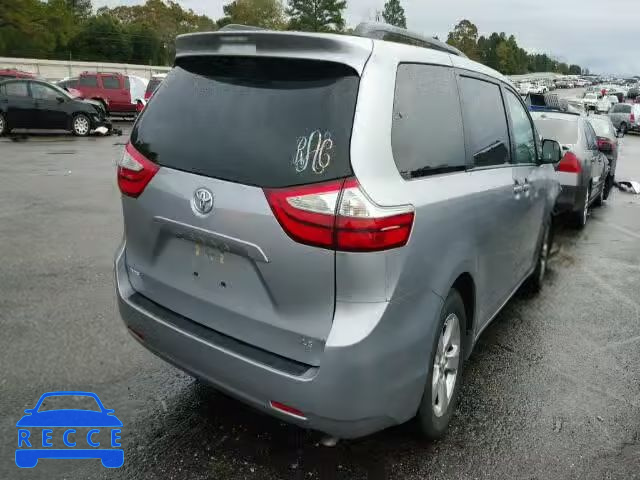 2015 TOYOTA SIENNA LE 5TDKK3DC5FS607705 зображення 3