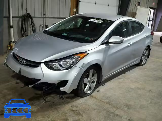 2012 HYUNDAI ELANTRA GL KMHDH4AE4CU406187 image 1