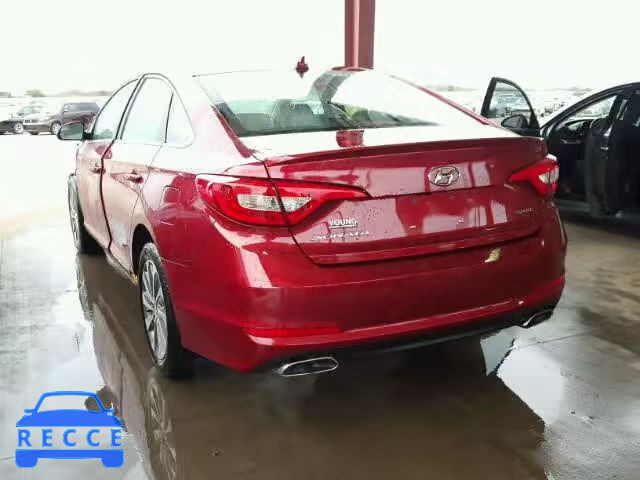 2016 HYUNDAI SONATA SPO 5NPE34AF4GH263662 image 2