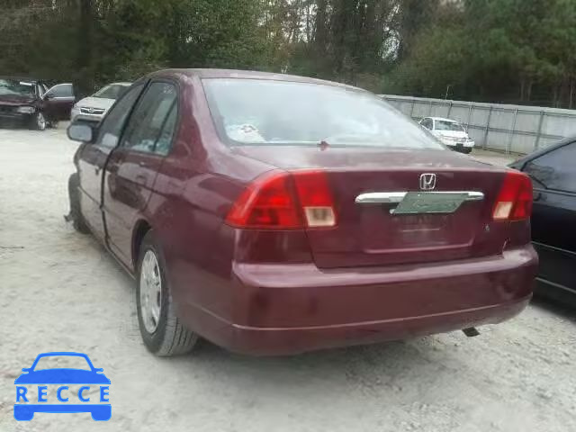 2002 HONDA CIVIC LX 1HGES15532L014469 Bild 2