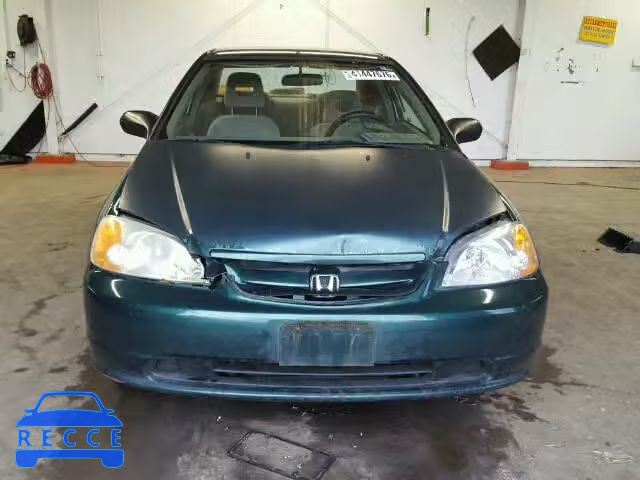 2001 HONDA CIVIC LX 1HGEM22511L100818 image 9