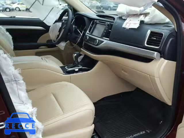 2016 TOYOTA HIGHLANDER 5TDBKRFH8GS331825 зображення 4