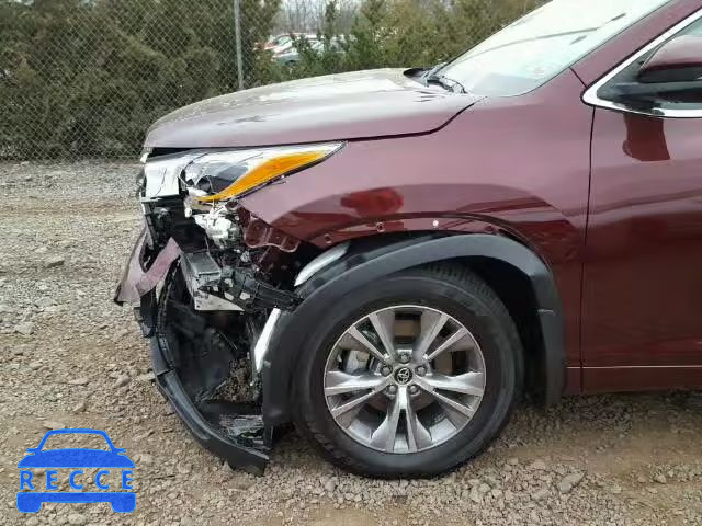 2016 TOYOTA HIGHLANDER 5TDBKRFH8GS331825 зображення 8