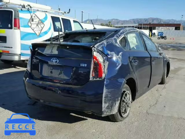 2014 TOYOTA PRIUS JTDKN3DUXE1767025 зображення 3