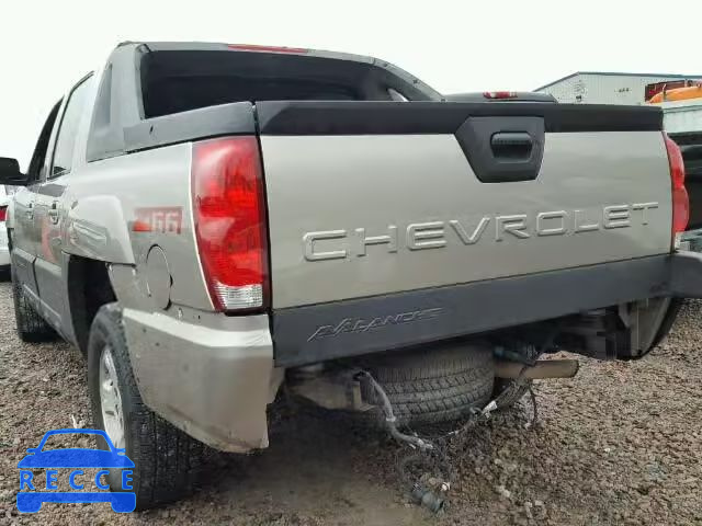 2003 CHEVROLET AVALANCHE 3GNEC13T43G202209 image 2