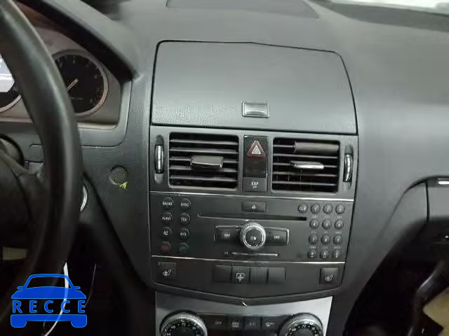 2008 MERCEDES-BENZ C300 WDDGF54X48F072559 image 9