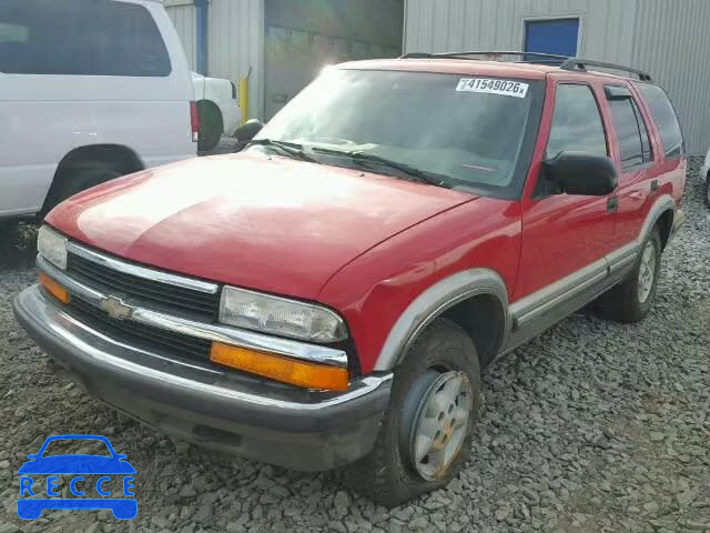 1999 CHEVROLET BLAZER 1GNDT13W6X2193534 зображення 1