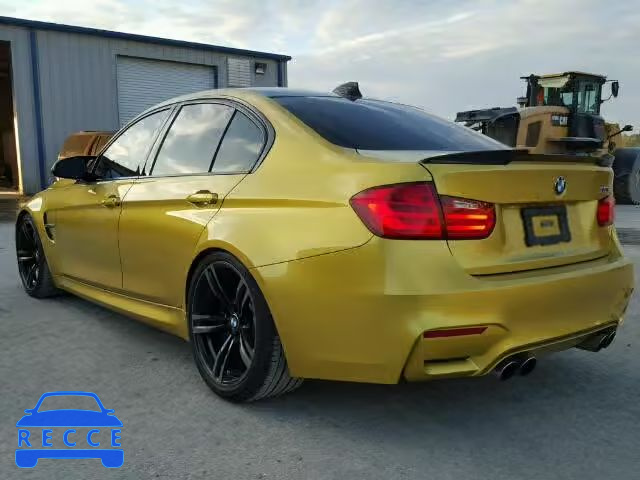 2015 BMW M3 WBS3C9C50FP805487 image 2