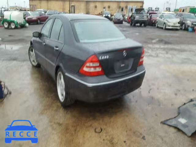 2002 MERCEDES-BENZ C240 WDBRF61J52F246203 зображення 2