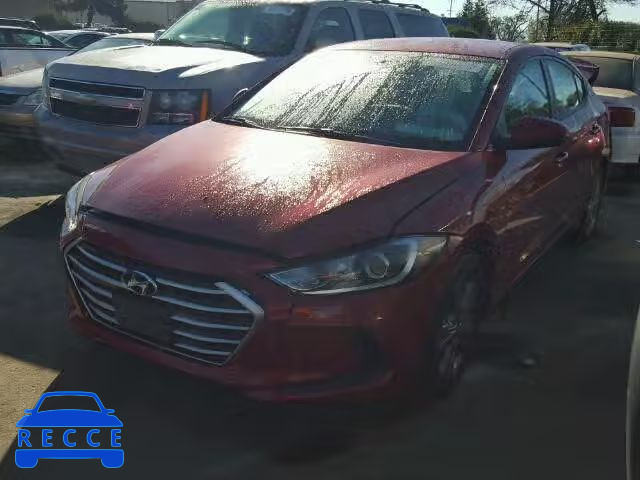 2017 HYUNDAI ELANTRA SE 5NPD84LF0HH020524 image 1