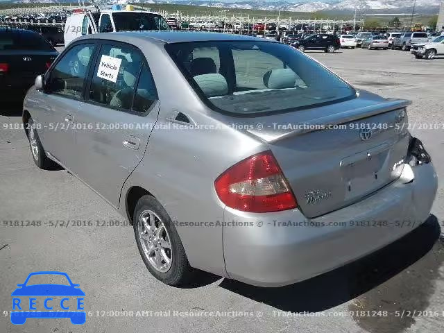 2002 TOYOTA PRIUS JT2BK18U920054991 image 3