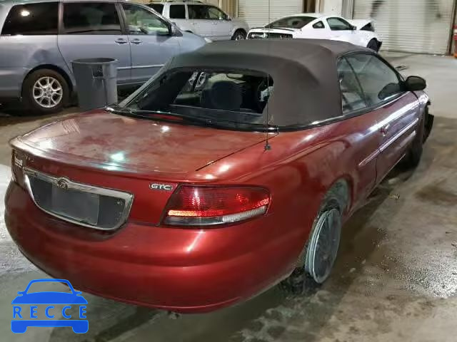 2004 CHRYSLER SEBRING GT 1C3EL75R04N373551 зображення 3