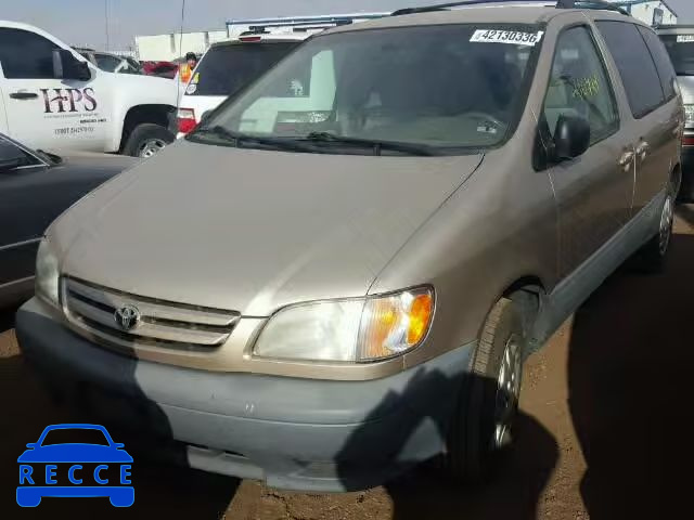 2001 TOYOTA SIENNA LE/ 4T3ZF13C71U369551 зображення 1