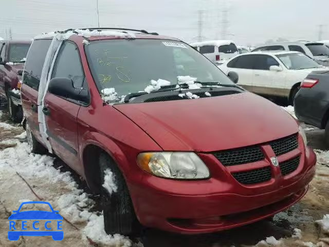 2003 DODGE CARAVAN SE 1D4GP25R63B304653 image 0