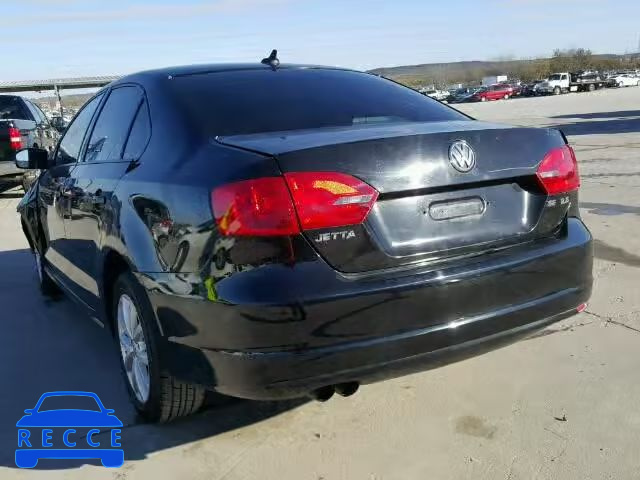 2012 VOLKSWAGEN JETTA SE 3VWDX7AJ0CM421728 image 2