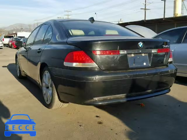 2005 BMW 745I WBAGL63515DP75579 Bild 2