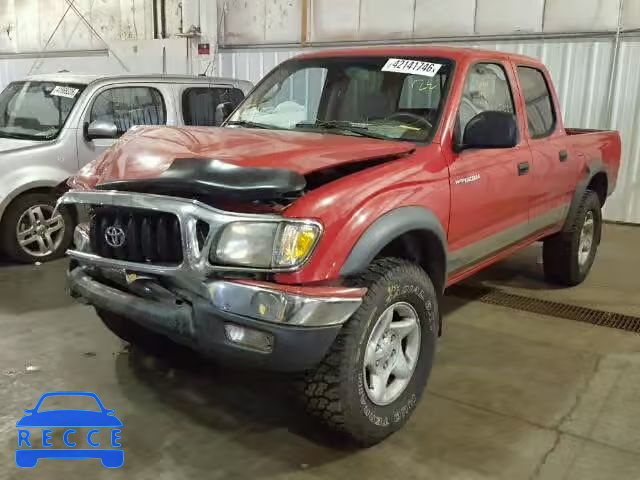 2001 TOYOTA TACOMA DOU 5TEHN72N91Z760743 image 1
