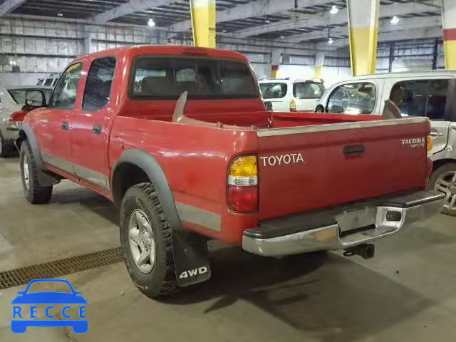 2001 TOYOTA TACOMA DOU 5TEHN72N91Z760743 image 2