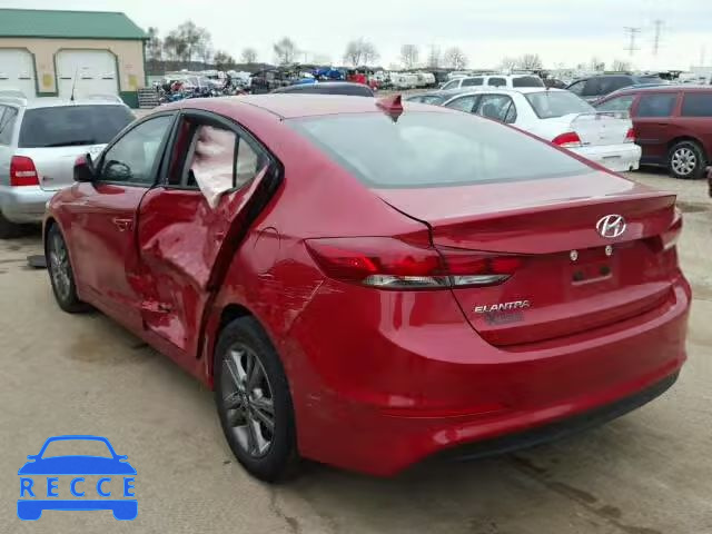 2017 HYUNDAI ELANTRA SE 5NPD84LF3HH002034 image 2